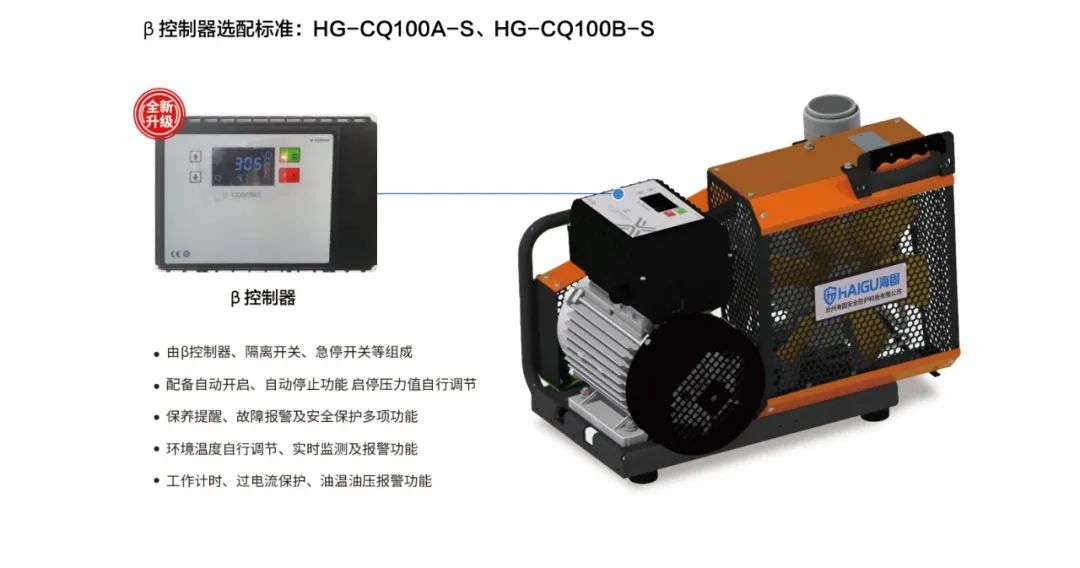 精益求精|海固高壓呼吸空氣壓縮機(jī)新款升級(jí)！