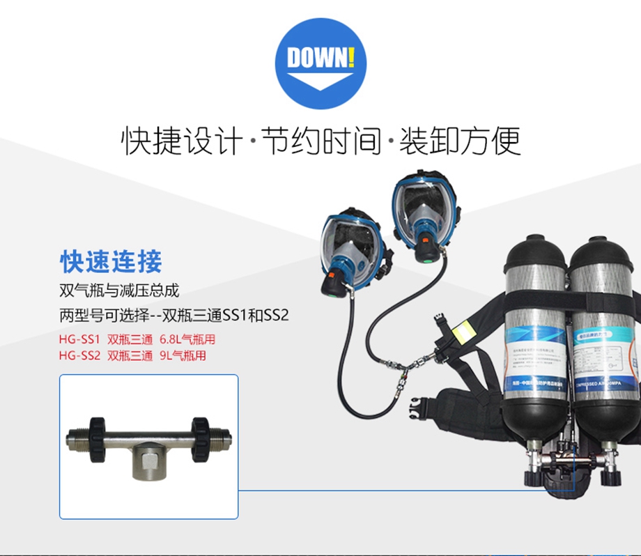 快接三通 空氣呼吸器專用